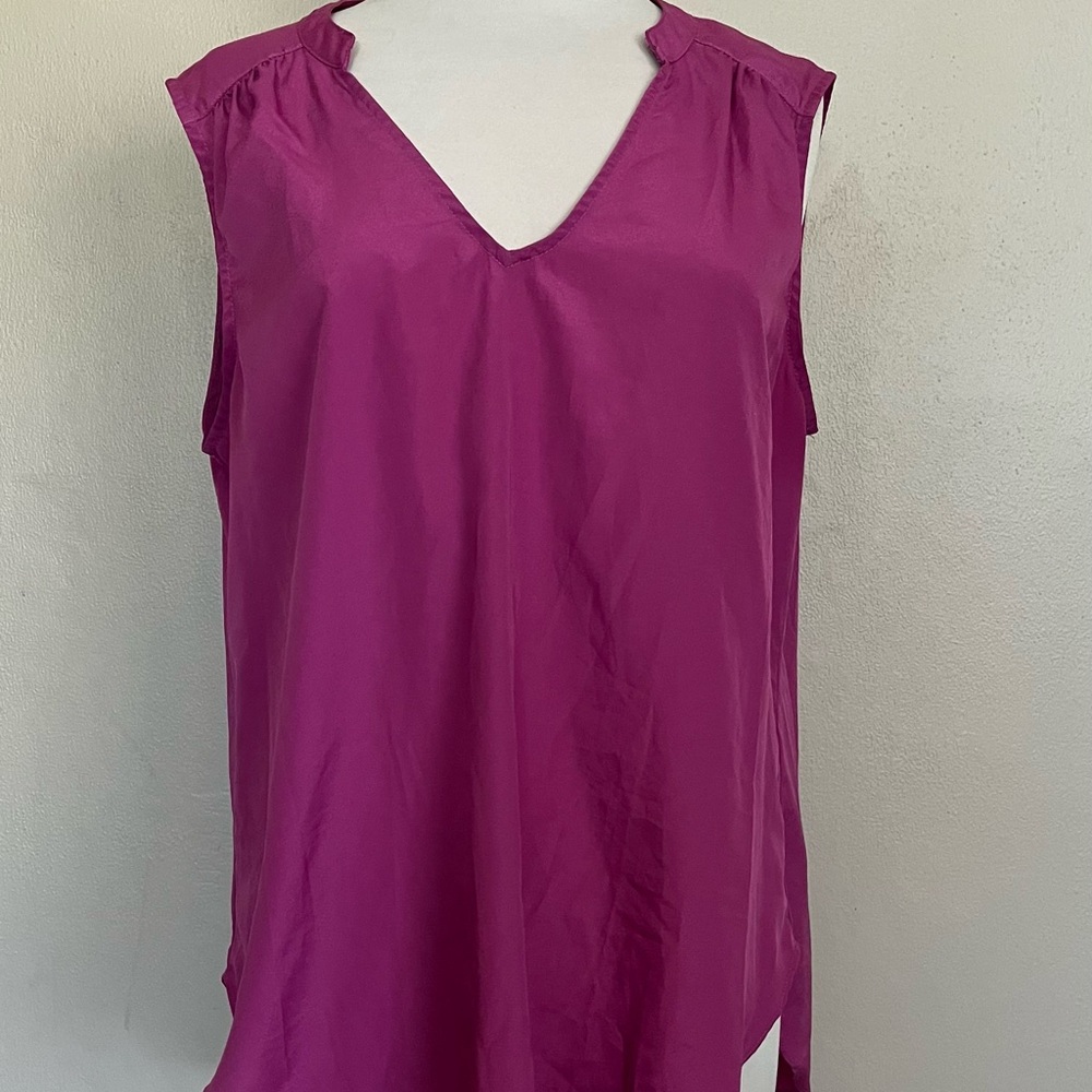 The Limited Fuchsia Sleeveless Blouse